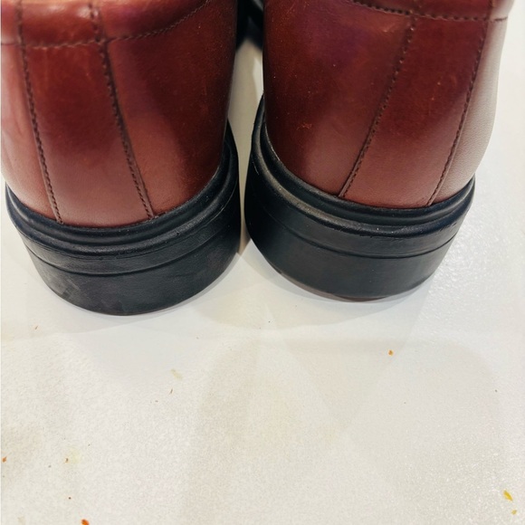 Rockport Men\'s Slip-On Leather Loafers in Burgundy Brown size 9.5 main image 7